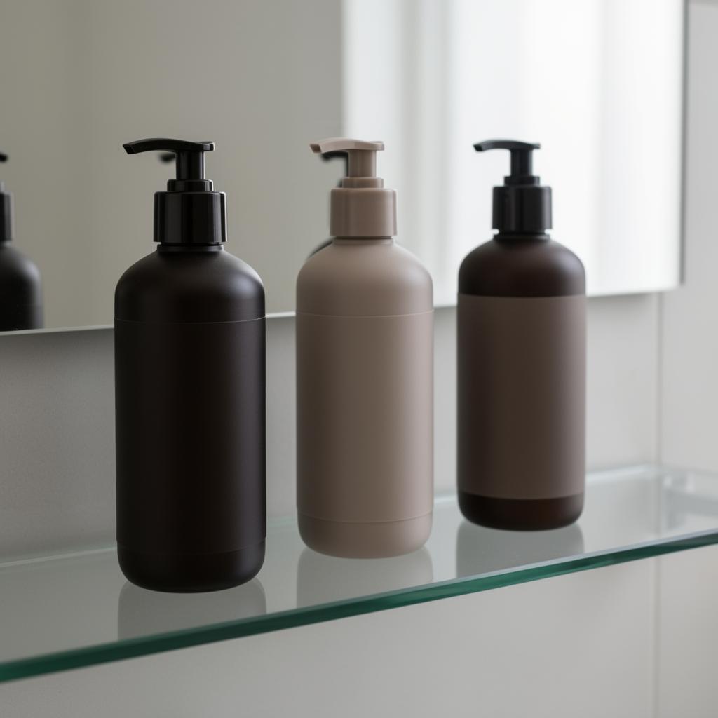 Anti-hair-loss shampoo bottles