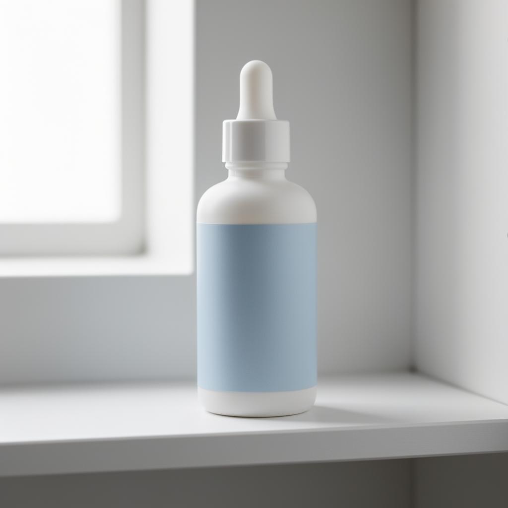 Topical hair lotion bottle